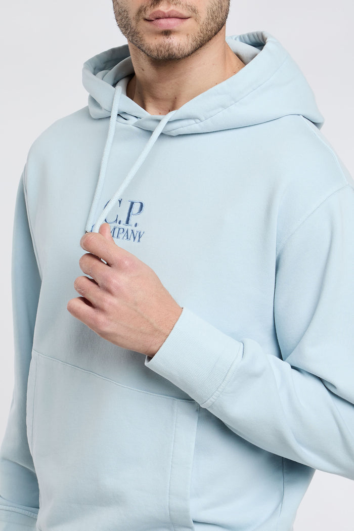  C.p. Company Sweatshirt 100% Co Blue Azzurro Uomo - 5