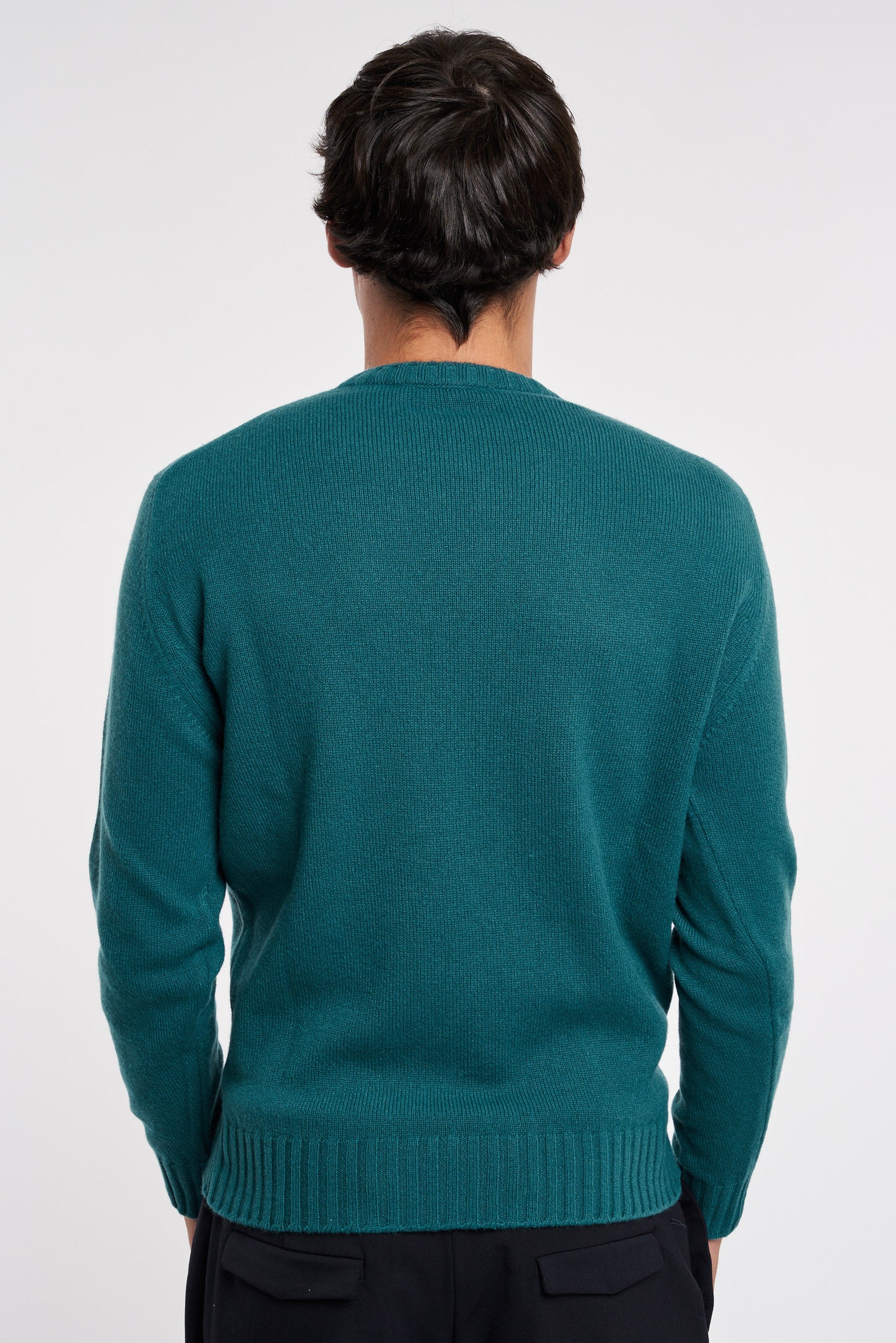  Filippo De Laurentiis 100% Wv Multicolor Sweater Verde Uomo - 4