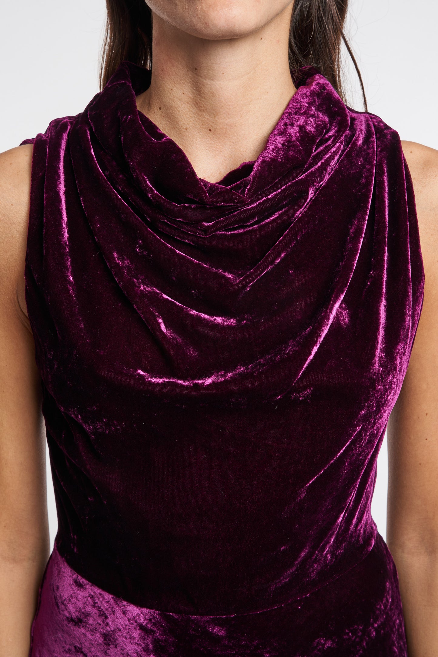 Semi-couture Abito Lungo Velluto Sabine Multicolor Multicolor Donna - 5