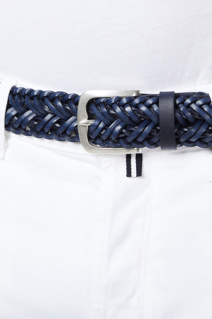  Orciani Men's Coloting Blue Woven Sports Belt Blu Uomo - 3