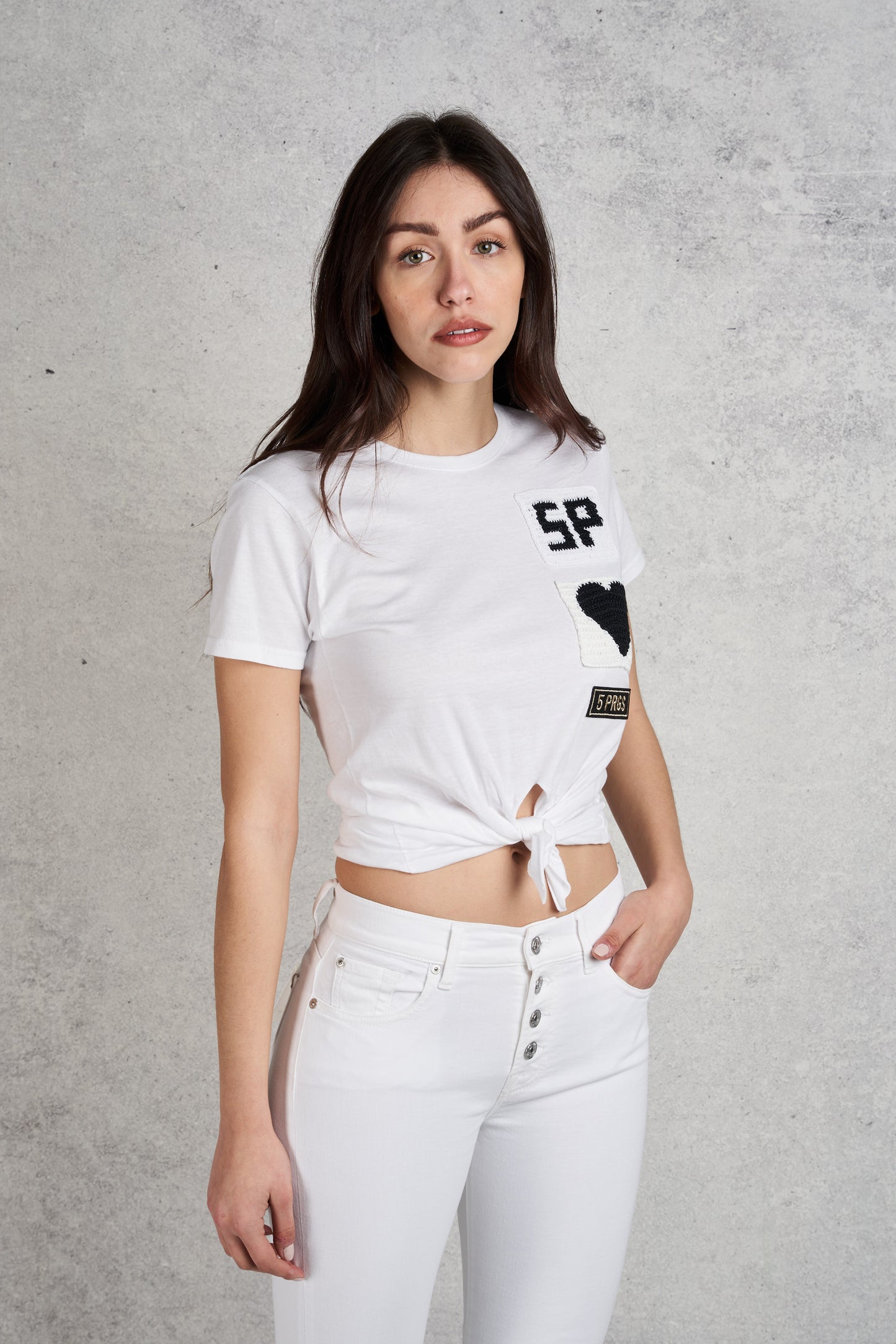  5 Progress T-shirt Bianco Bianco Donna - 1