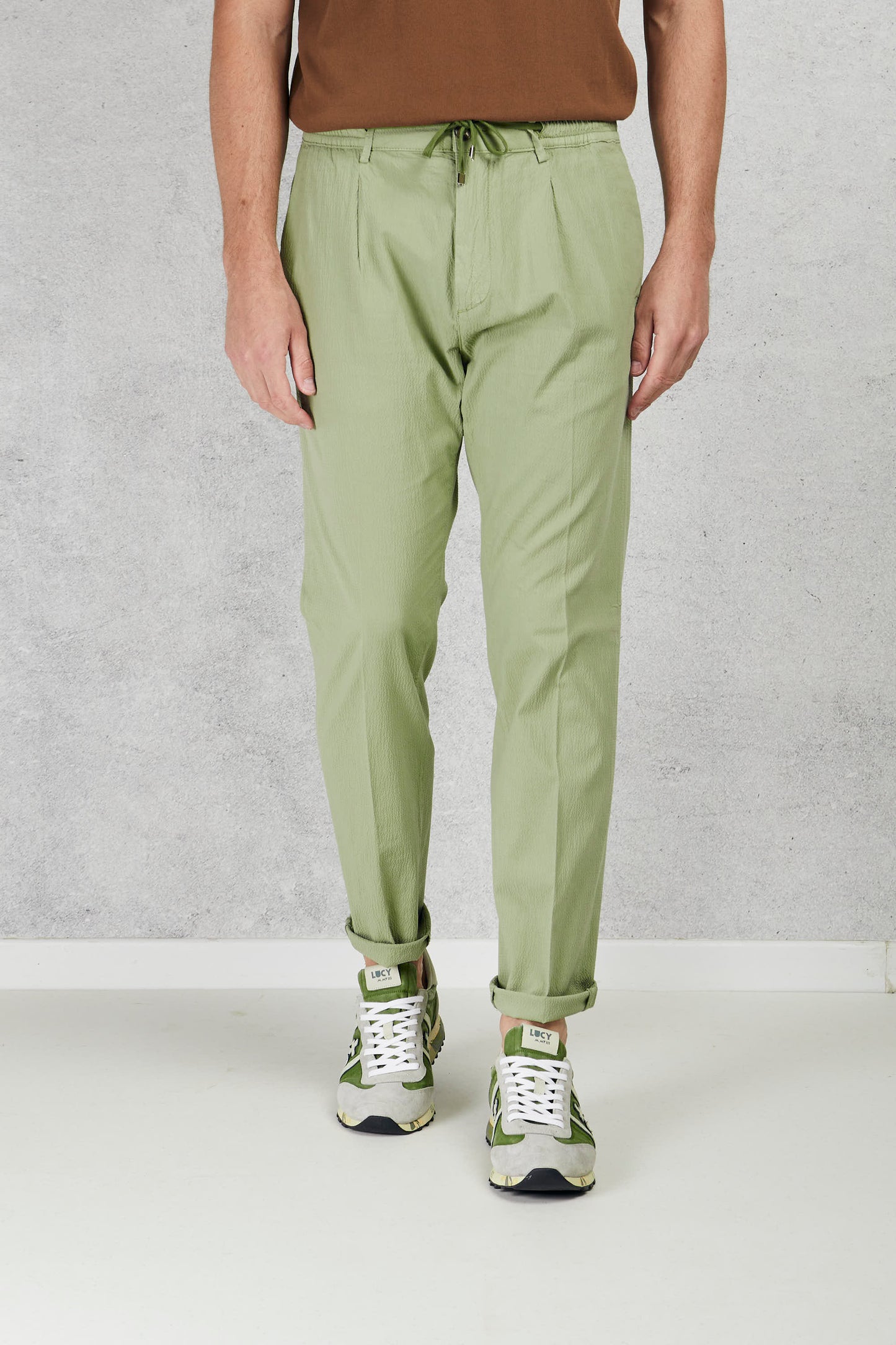 Cruna Pantalone Verde Verde Uomo - 1