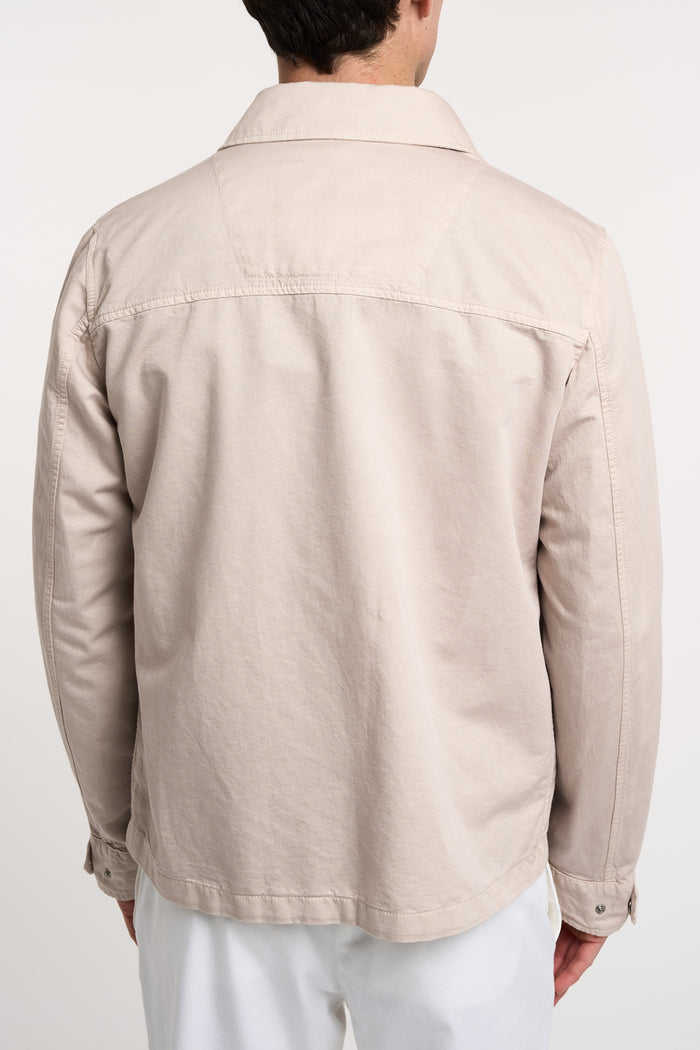  Herno Jacket 73% Cotton 27% Linen Brown Beige Uomo - 4