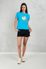 Mc2 Saint Barth Cotton Crew Neck T-shirt Multicolor Donna