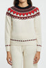 Mc2 Saint Barth Crewneck Nordic Sweater Multicolor Donna