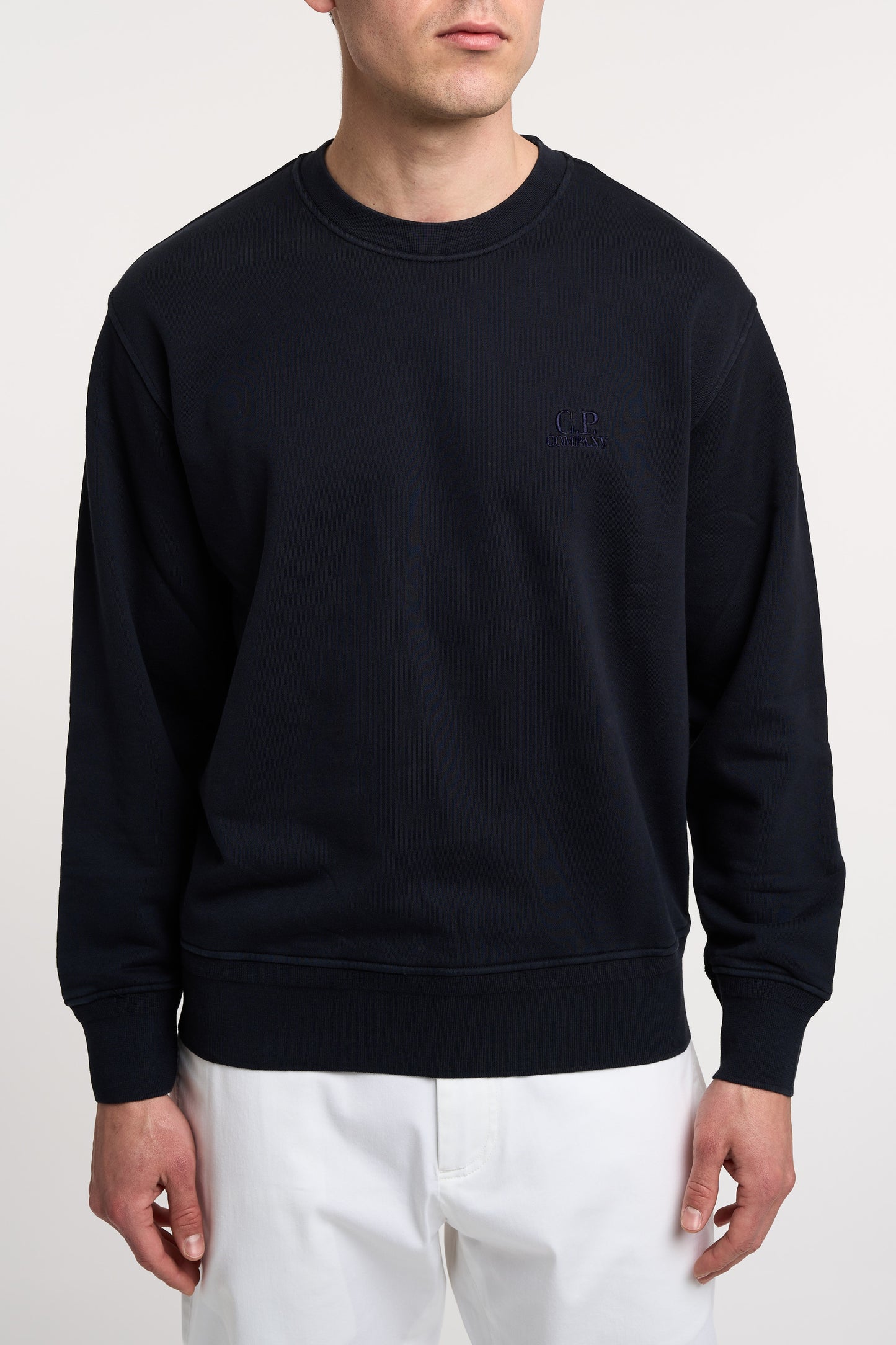  C.p. Company Crewneck Sweatshirt 100% Co Multicolor Blu Uomo - 1