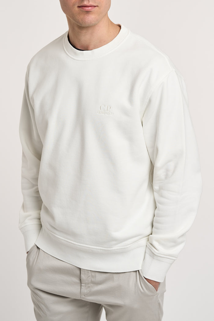  C.p. Company Multicolor Crewneck Sweatshirt 100% Co Bianco Uomo - 2
