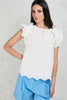  Maxmara T-shirt Girocollo Bianco Bianco Donna - 6