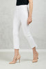 Mother Jeans Insider Crop Stretch Bianco Bianco Donna - 2