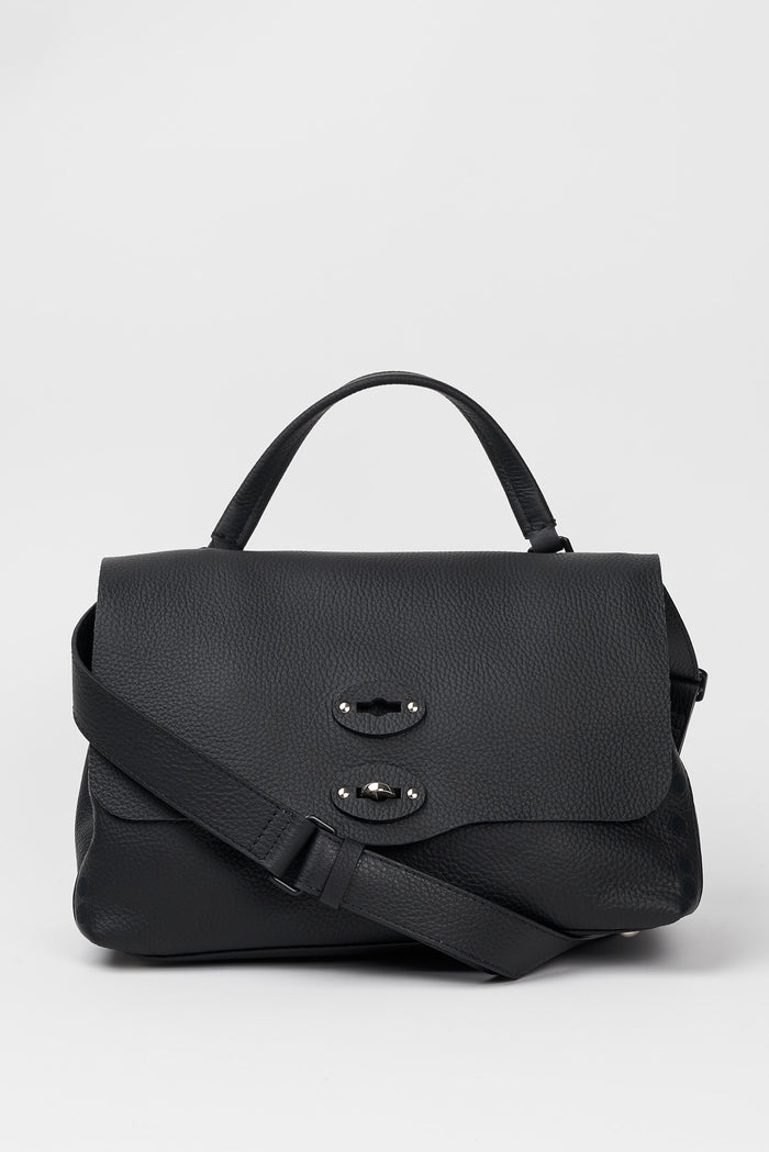 Zanellato Postina Pura 20 Luxethic Leather Black Bag
