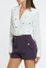 Elisabetta Franchi Camicia A Body Bianco Donna-2
