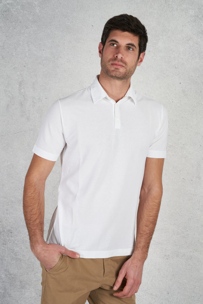 Zanone Men's Multicolor Short Sleeve Polo Shirt-2