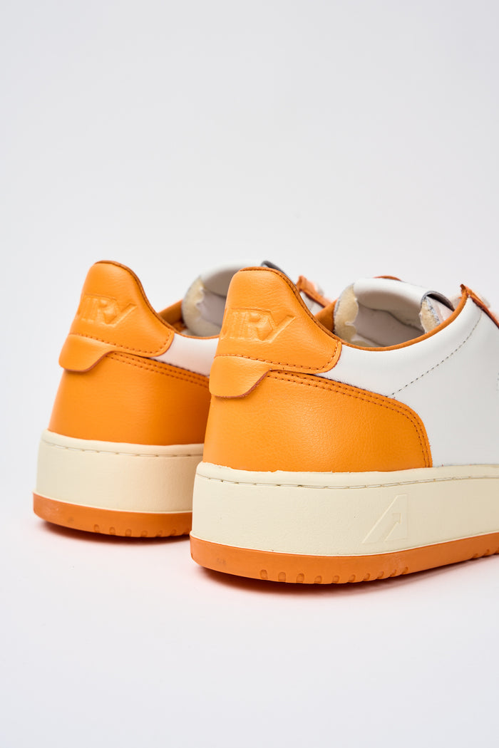  Autry Sneakers Medalist Low 100% Lh Multicolor Arancione Uomo - 4
