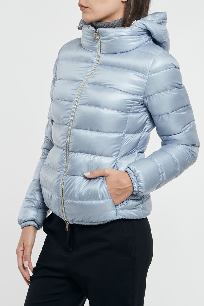  Herno Blue Down Jacket For Women Azzurro Donna - 3