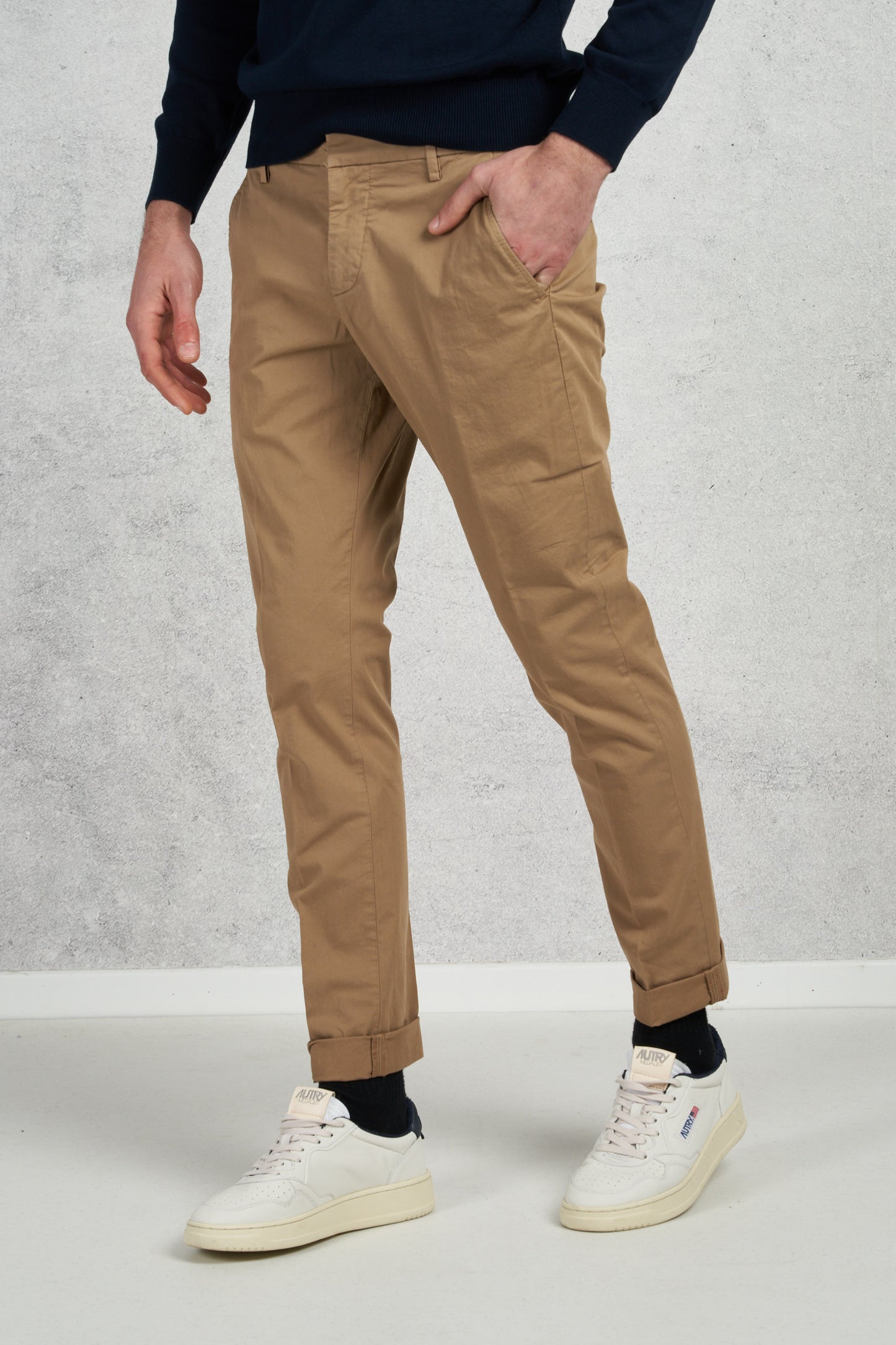  Dondup Gaubert Blue Trousers For Men Uomo - 1
