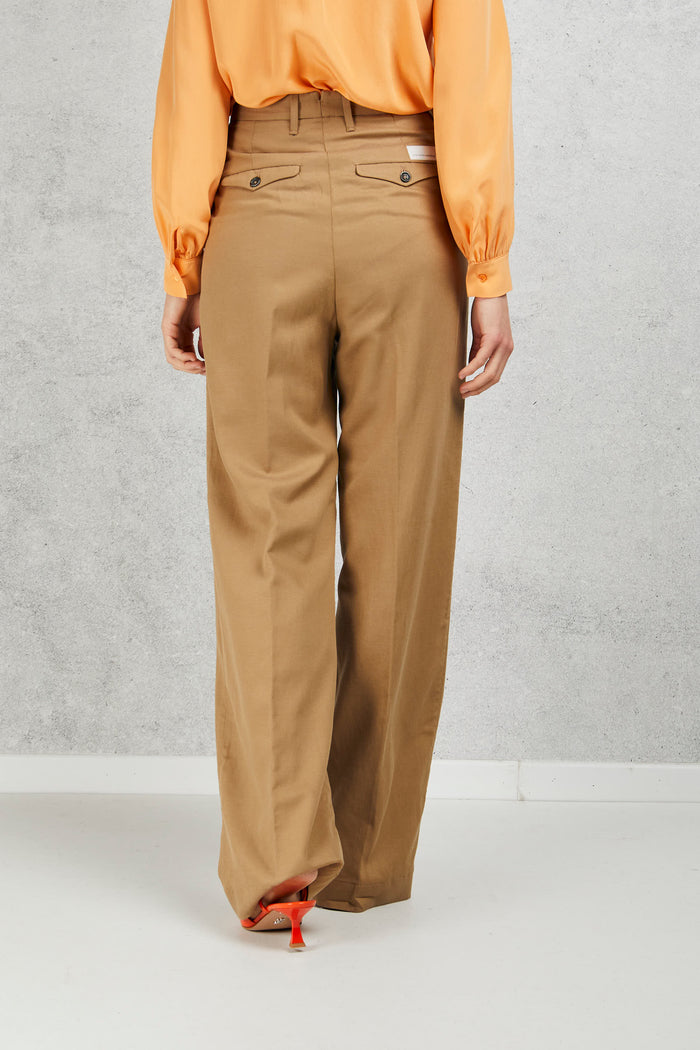  Nine In The Morning Pantalone Palazzo Chino Beige Beige Donna - 4