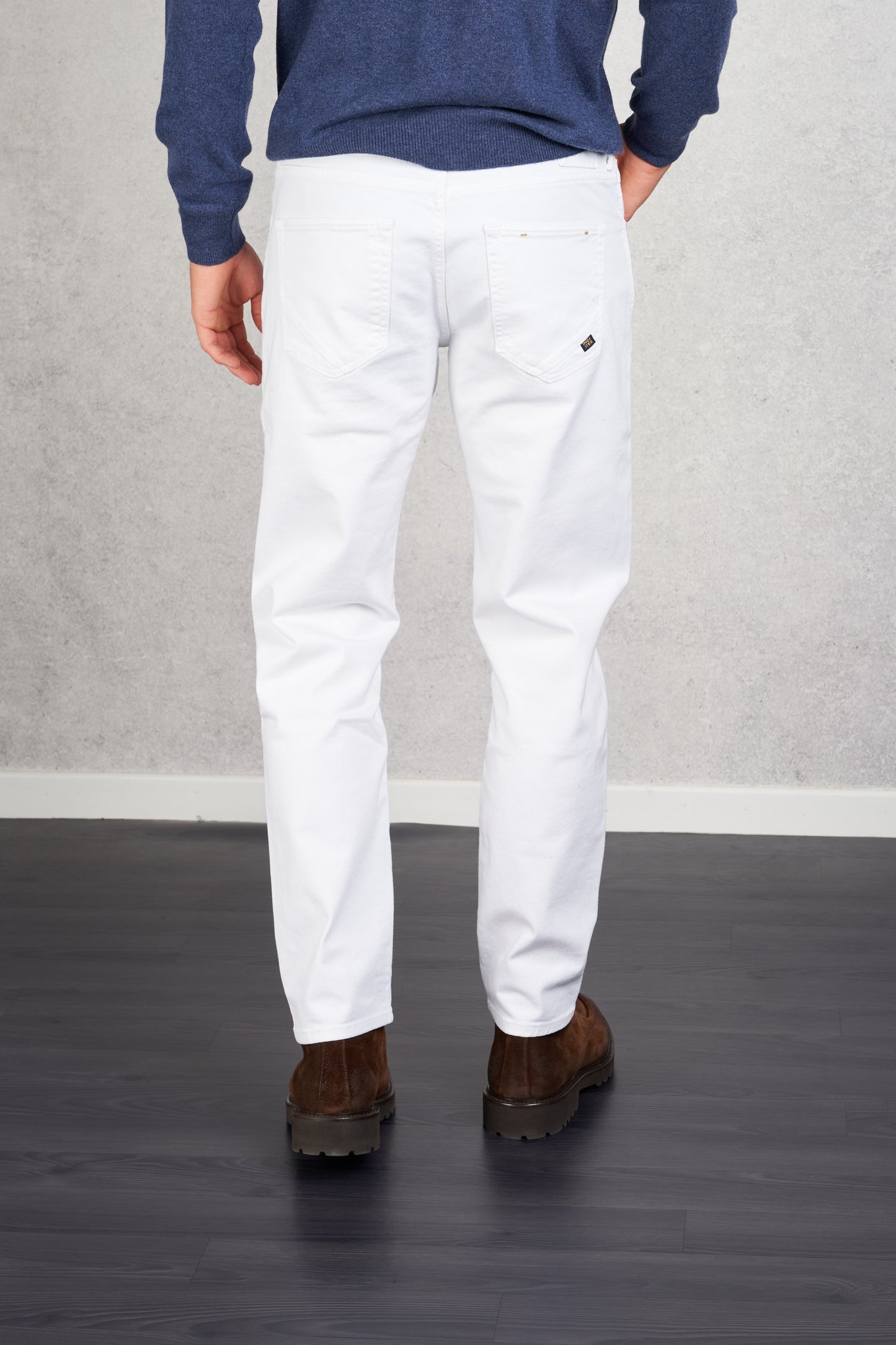  Incotex Denim Jeans Bianco Bianco Uomo - 3