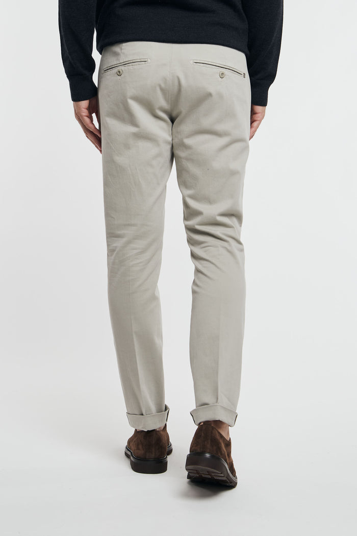  Dondup Gaubert Gray Men's Trousers Beige Uomo - 4