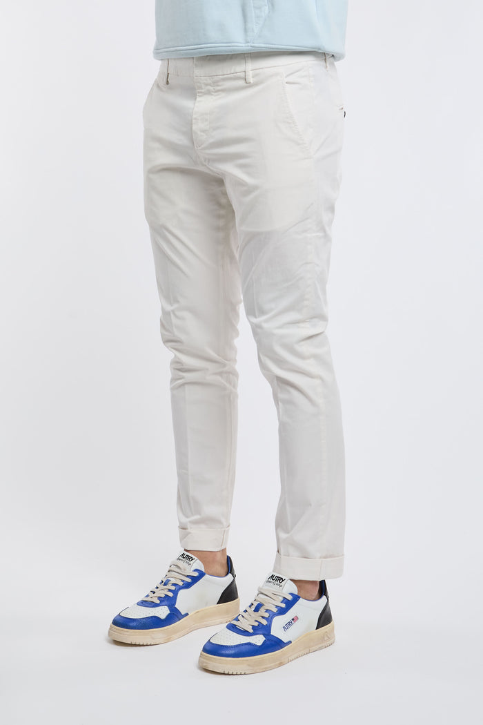  Dondup Pantalone Gaubert 96% Co 4% Ea Multicolor Bianco Uomo - 2
