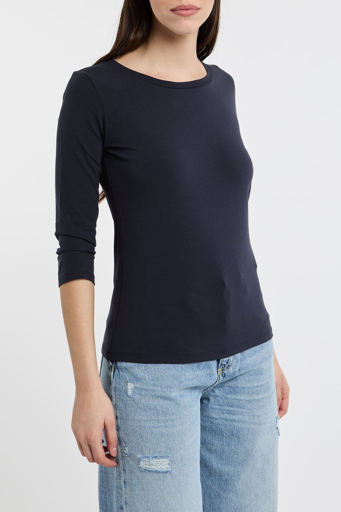  Max Mara Weekend T-shirt 34 Blu In Cotone/elastane Blu Donna - 3