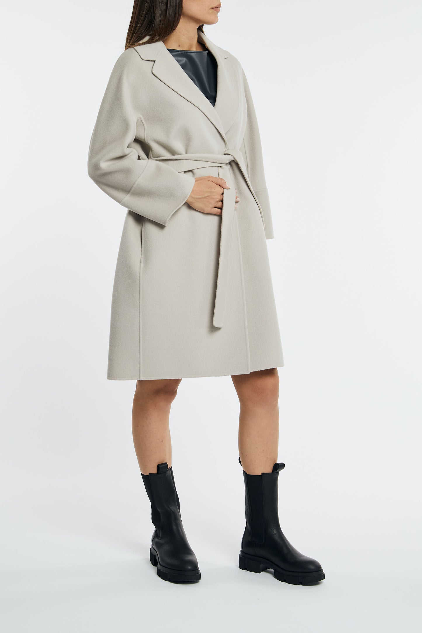  Maxmara Multicolor Coat Beige Donna - 3