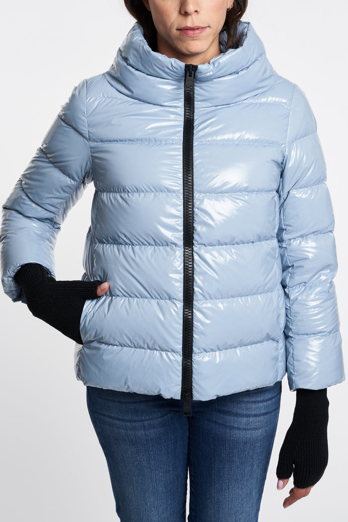 Herno Piumino Gloss Azzurro-2