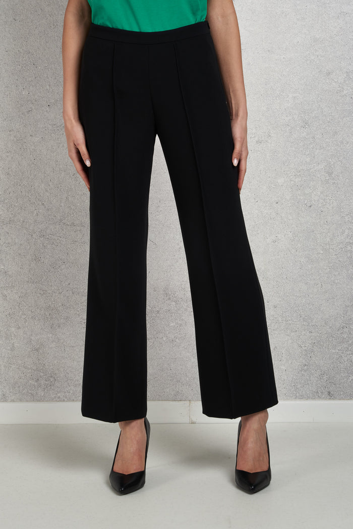  Maxmara Women's Black Zip Trousers Nero Donna - 3