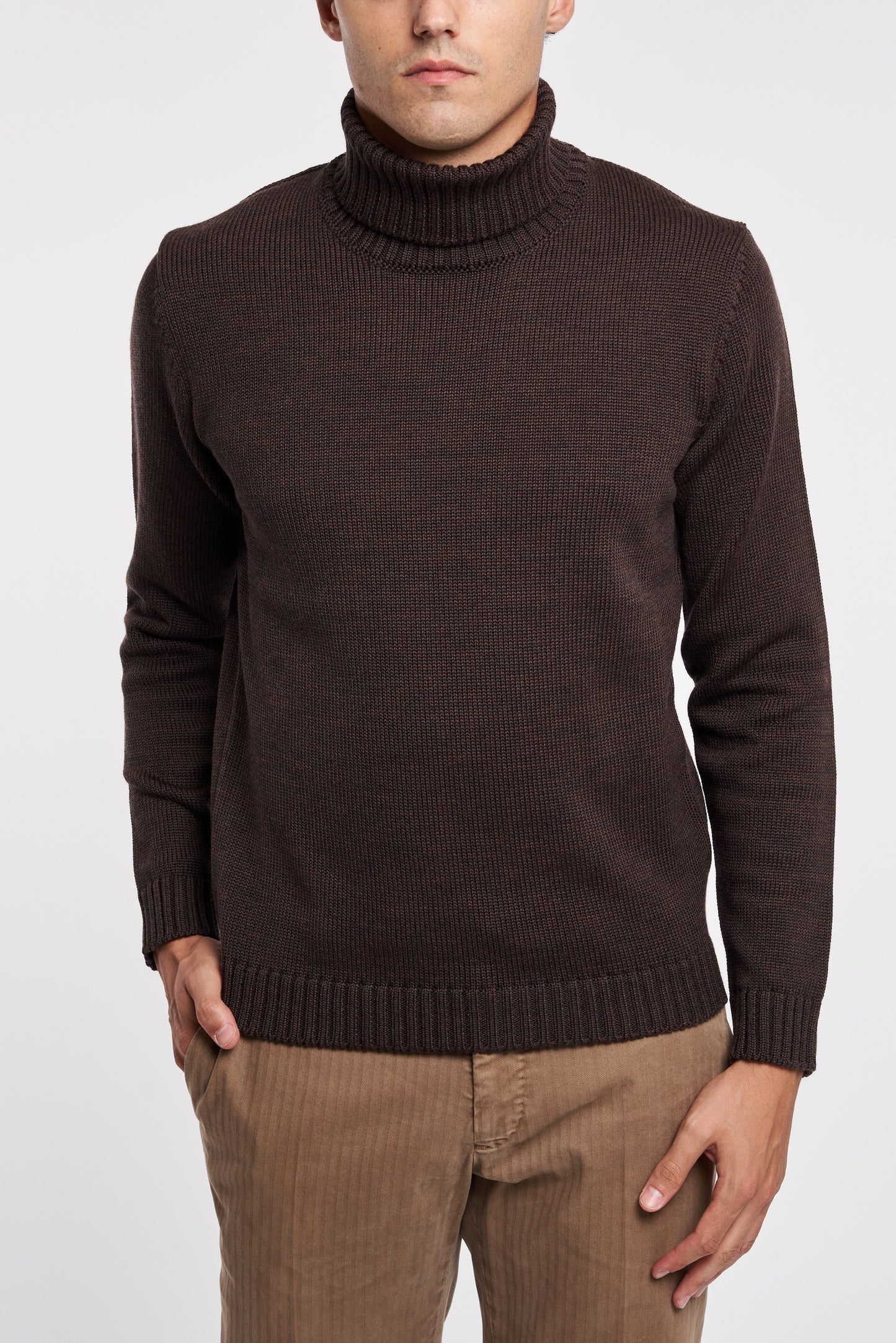  Zanone Maglia Dolcevita Marrone Marrone Uomo - 1