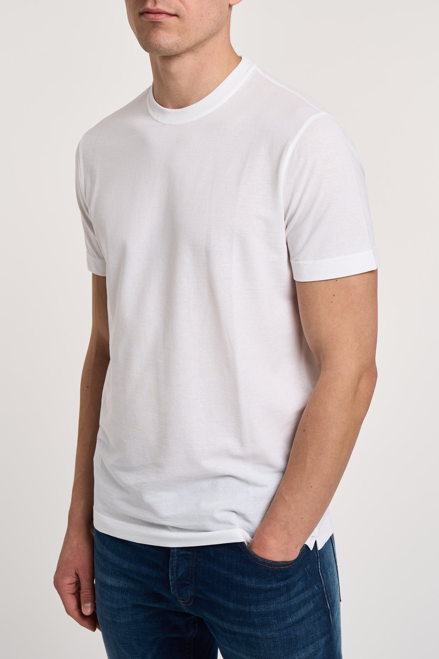  Zanone T-shirt 100% Co Bianco Bianco Uomo - 2
