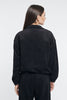  8 Pm Felpa Capovilla Nero Nero Donna - 5