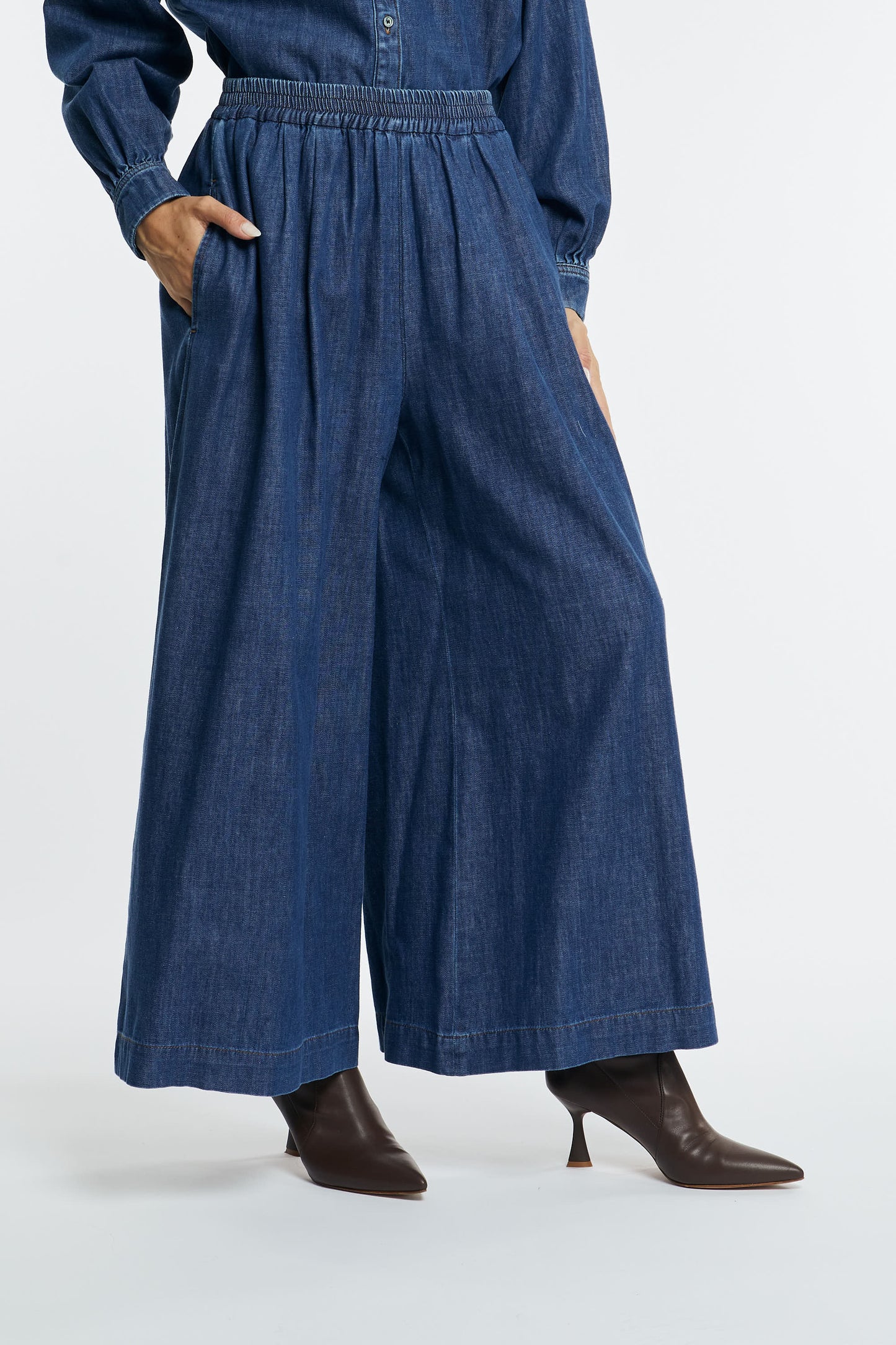  Maxmara Pantalone Blu Blu Donna - 3