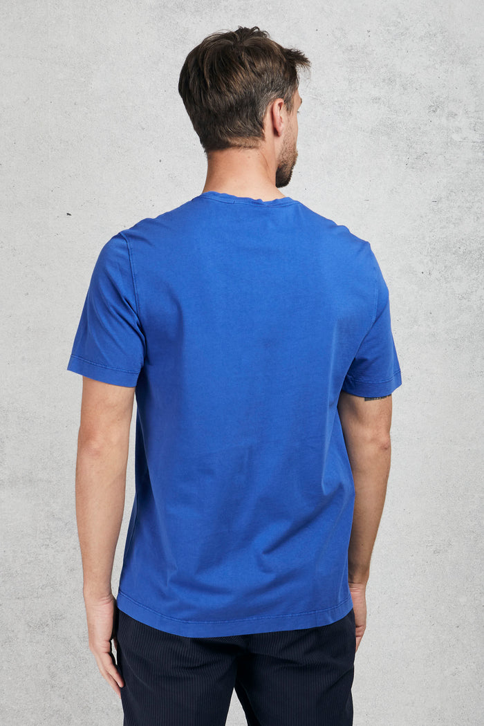  Drumohr T-shirt Con Taschino Blu Blu Uomo - 5