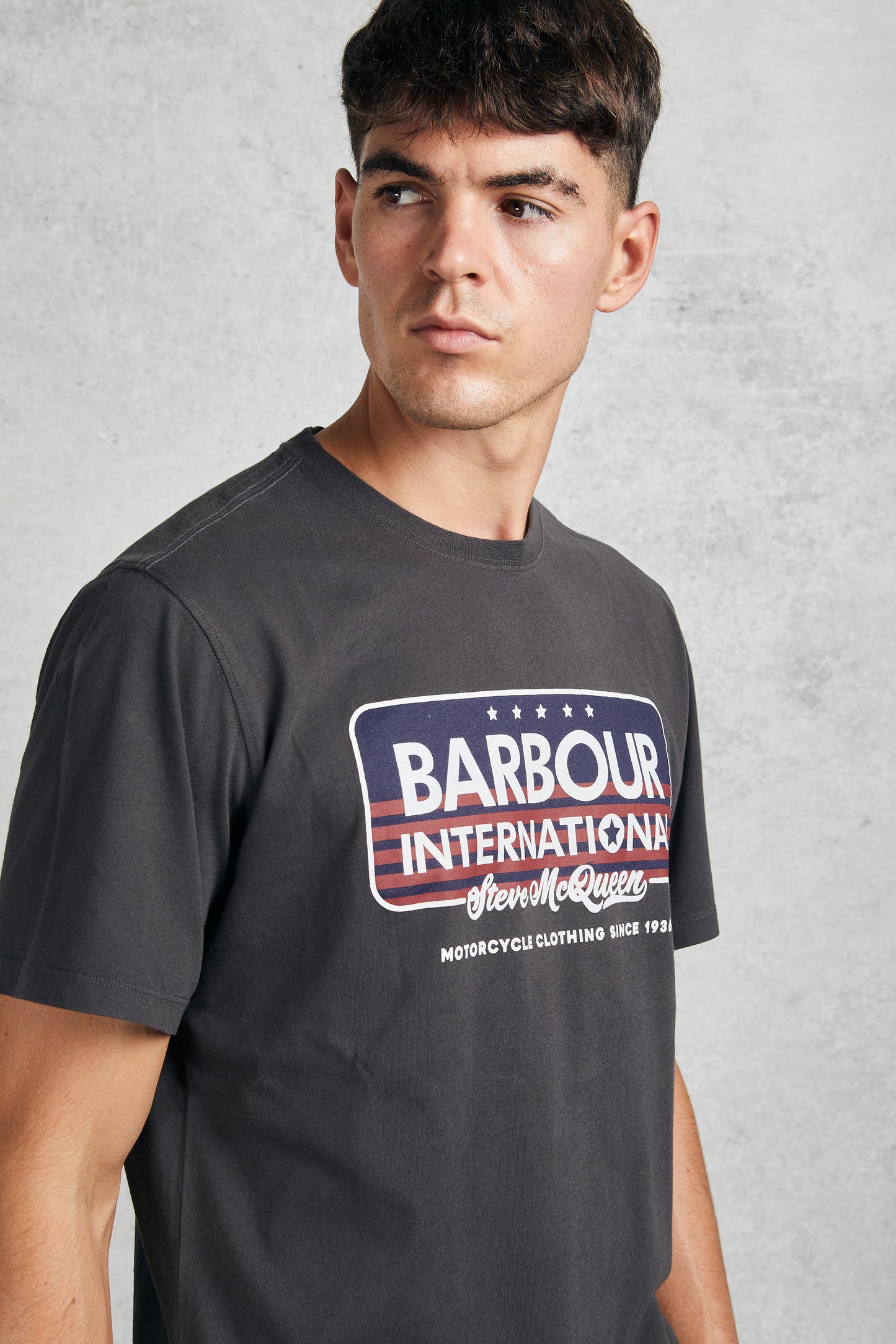  Barbour International T-shirt Grigio Grigio Uomo - 1