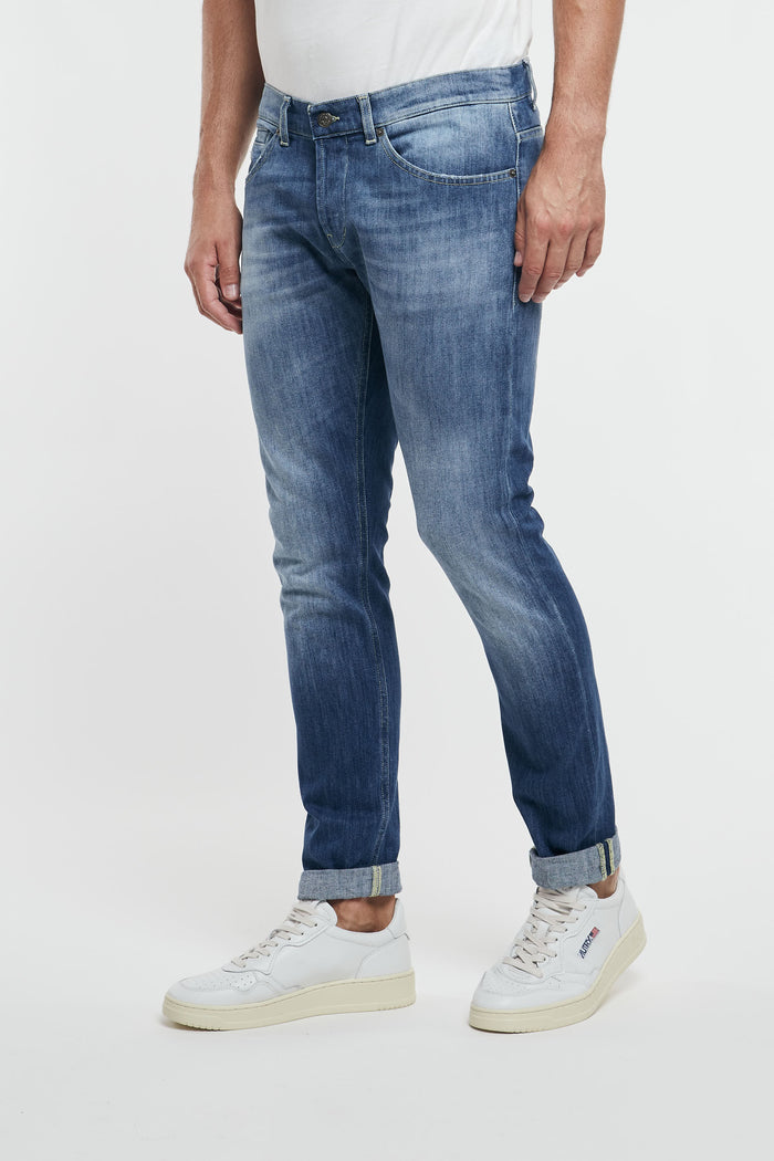 Dondup George Blue Jeans For Men Blu Uomo - 2