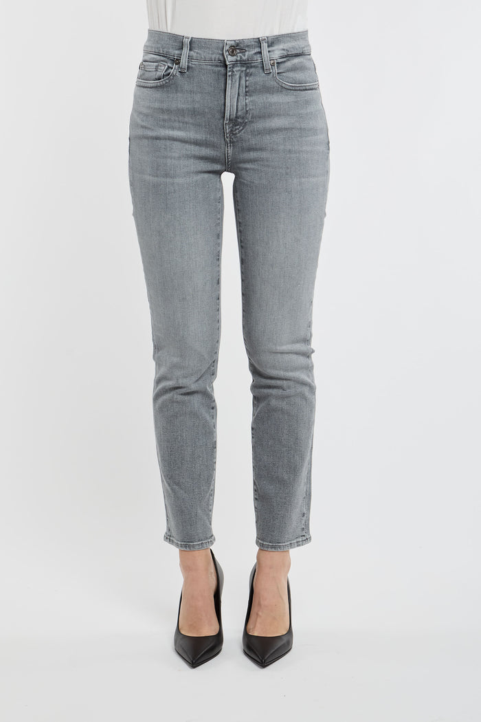 7 For All Mankind Jeans The Straight Crop CO/EA Multicolor