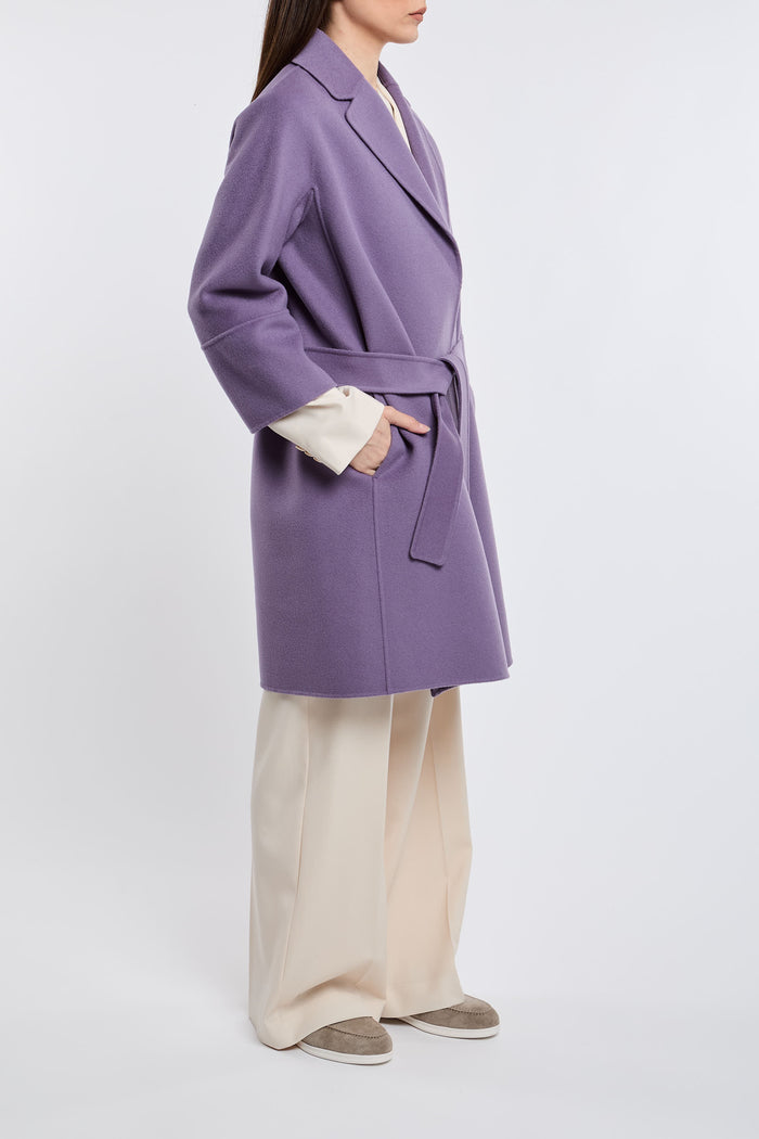 Max Mara S Coat 100% WV Purple-2