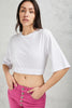  Semi-couture T-shirt Clarissa Bianco Bianco Donna - 7