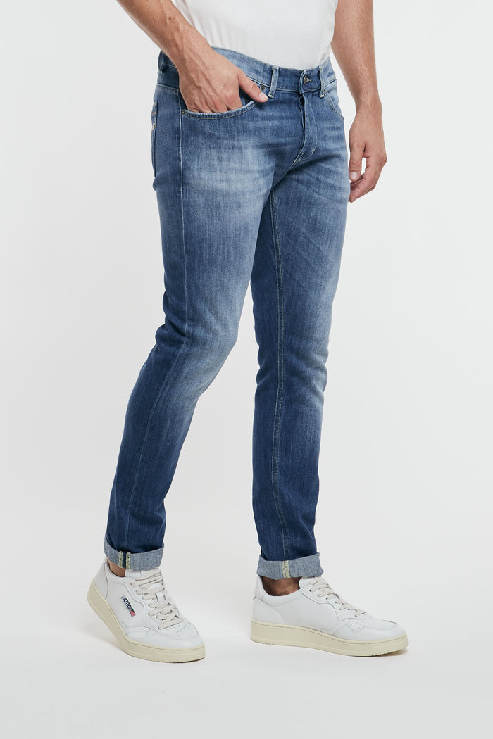  Dondup George Blue Jeans For Men Blu Uomo - 3