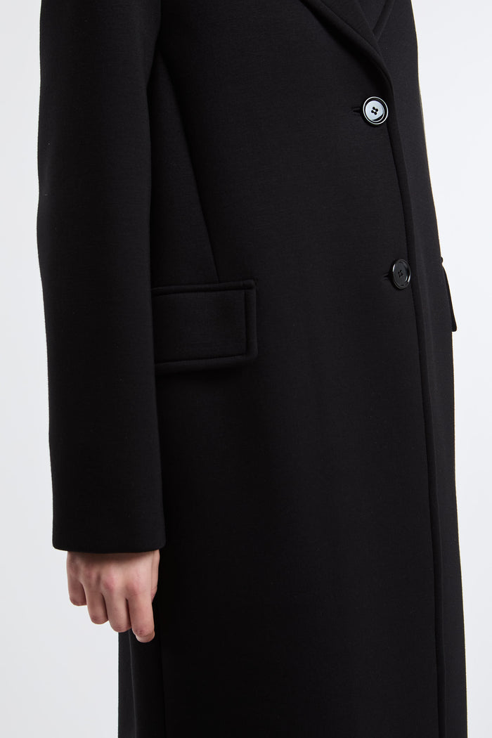  Max Mara S Cappotto 96% Vi 4% Ea Nero Nero Donna - 8