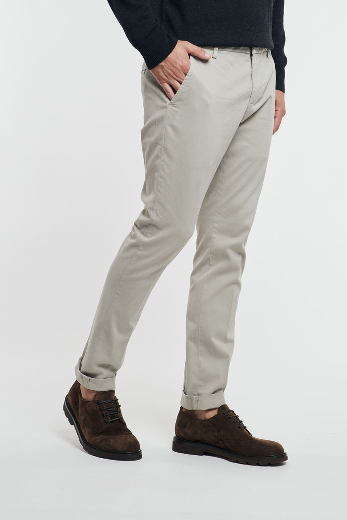  Dondup Gaubert Gray Men's Trousers Beige Uomo - 2
