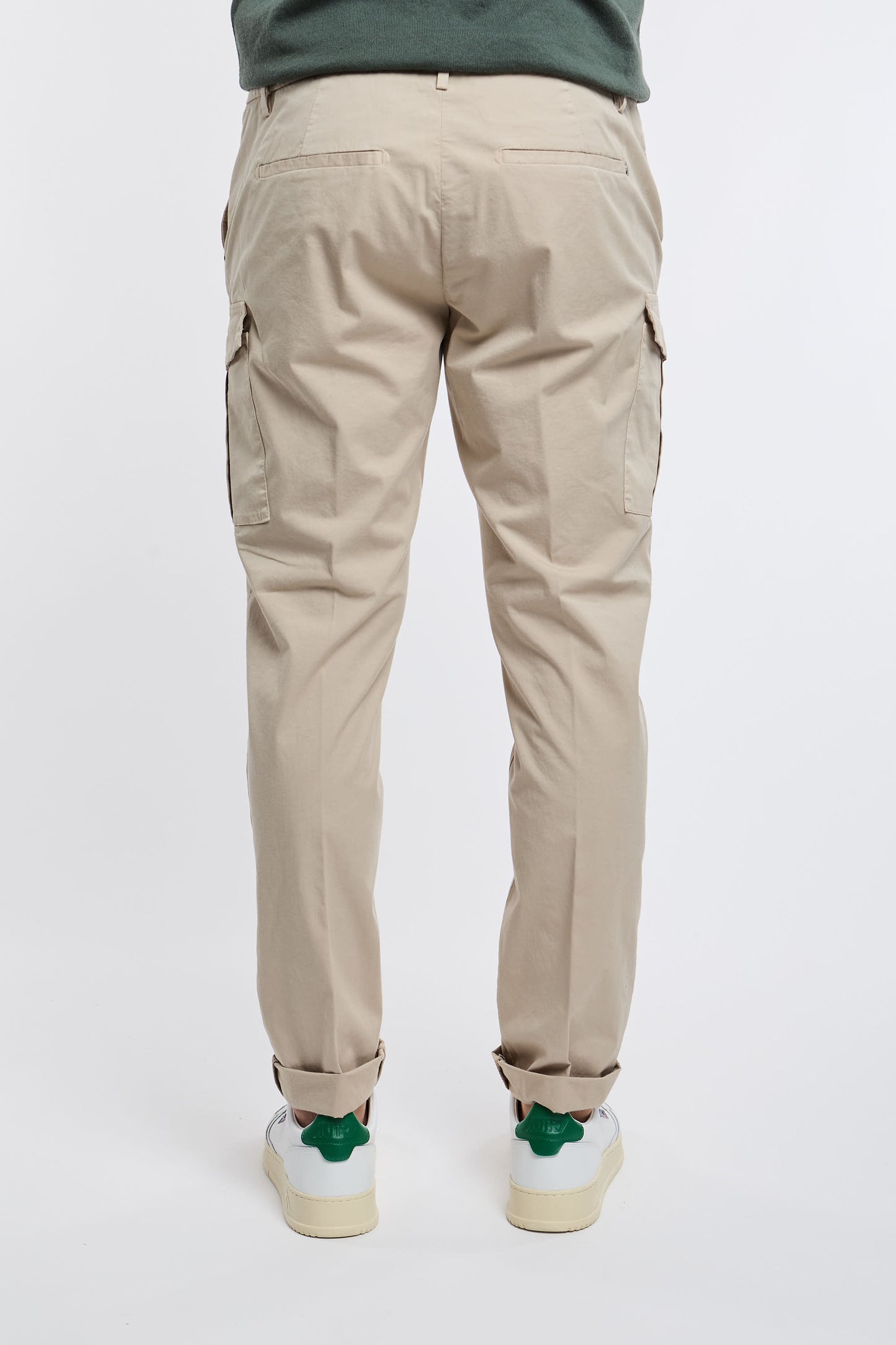  Dondup Pantalone Eddy 96% Co 4% Ea Beige Beige Uomo - 5