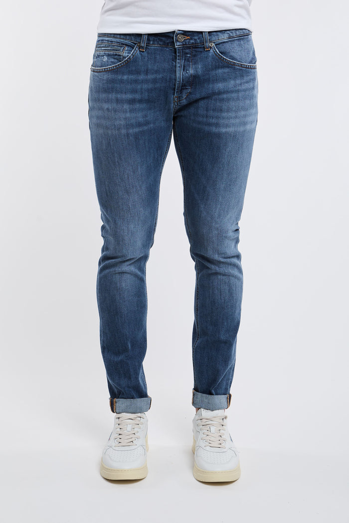  Dondup Jeans George 98%co 2%ea Blu Blu Uomo - 1