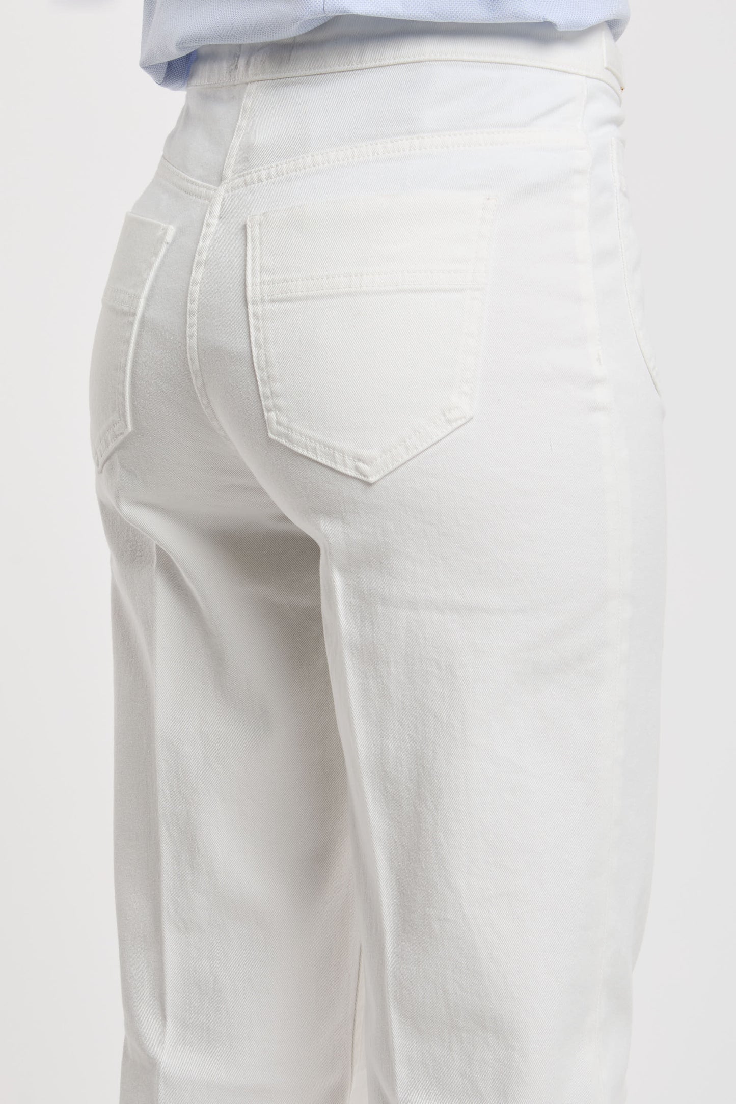  Elisabetta Franchi Jeans 97% Co 3% Ea Bianco Bianco Donna - 6
