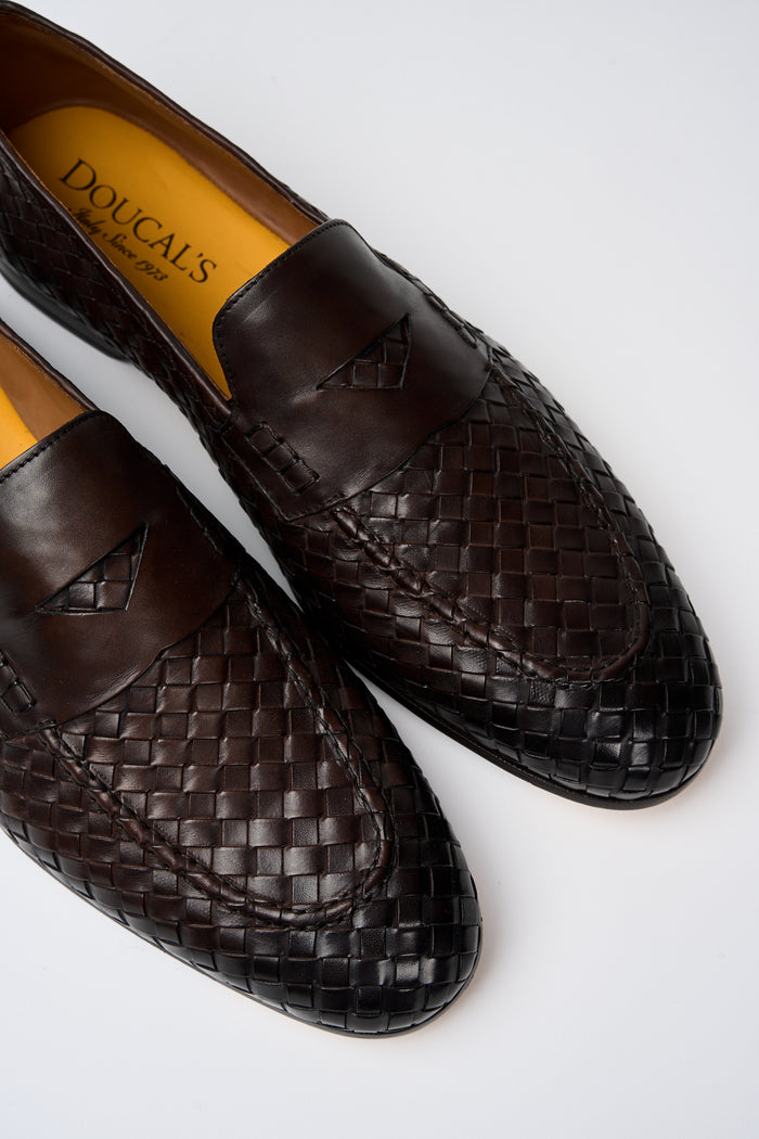  Doucal's Adler Loafers 100% Lh Brown Marrone Uomo - 3