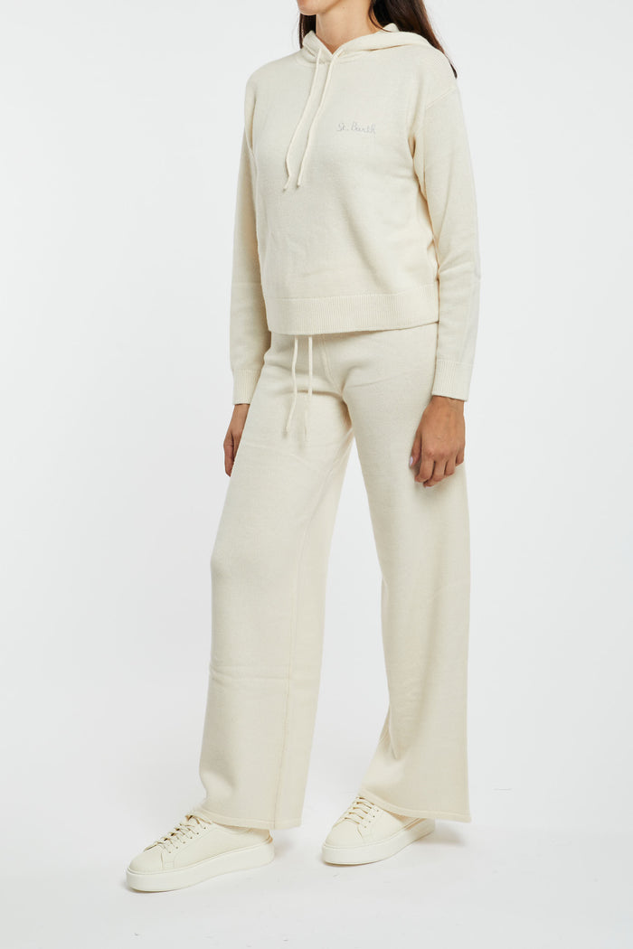 MC2 Saint Barth Hoodie Sweater Bianco-2