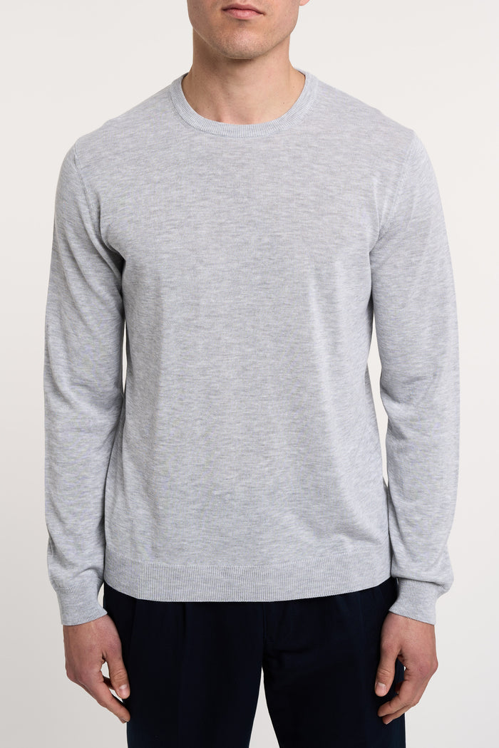  Zanone Sweater 100% Co Grey Grigio Uomo - 1