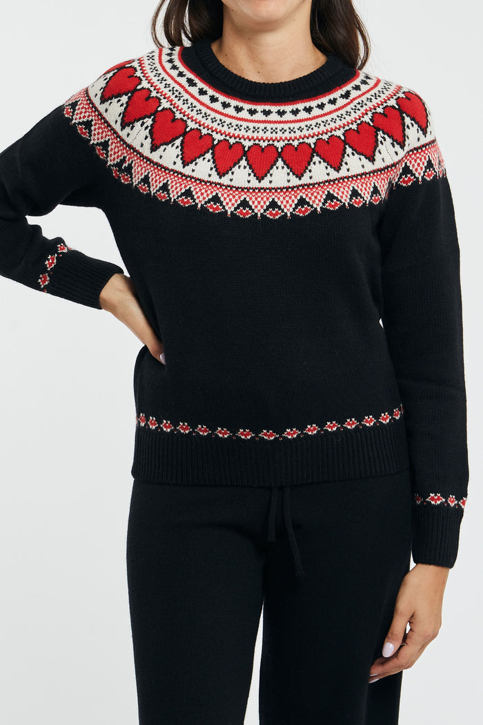 MC2 Saint Barth Crewneck Nordic Sweater Multicolor