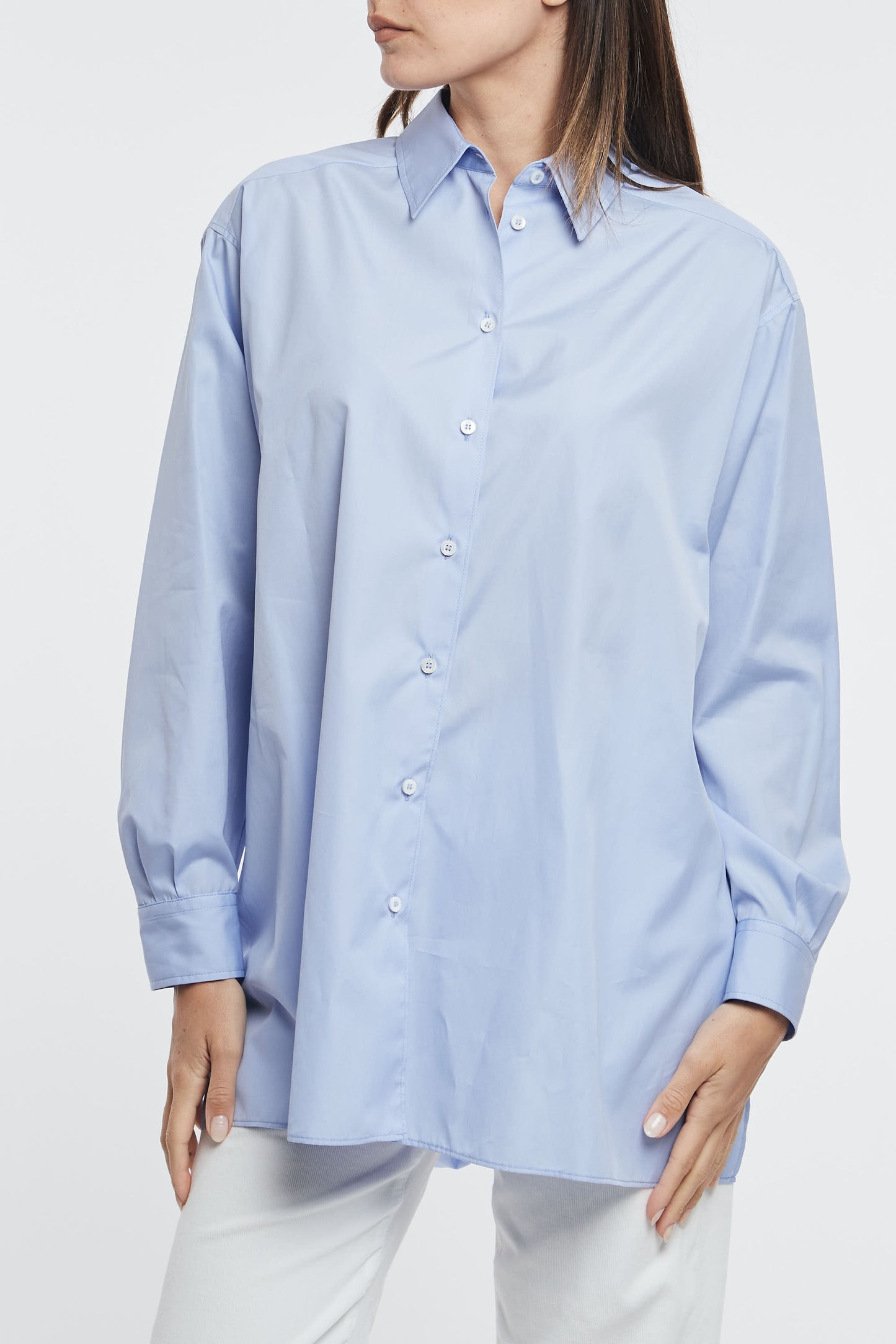  Aspesi Women's Light Blue Shirt 93115-26047 Azzurro Donna - 2