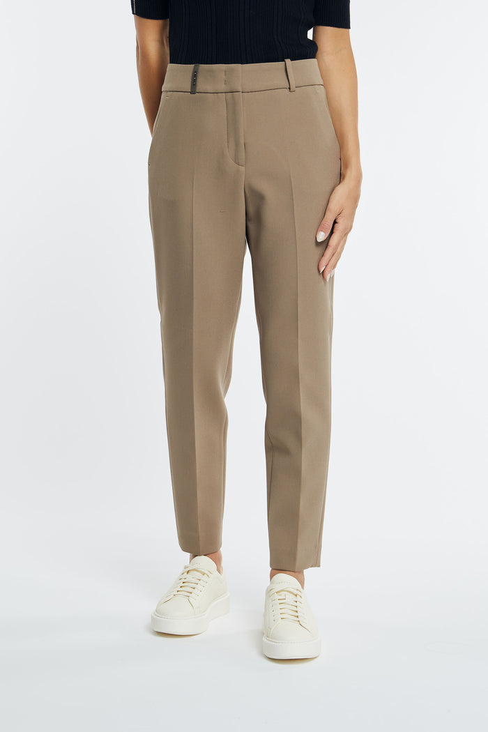  Peserico Pantalone Tela Tecnica Double Multicolor Multicolor Donna - 3