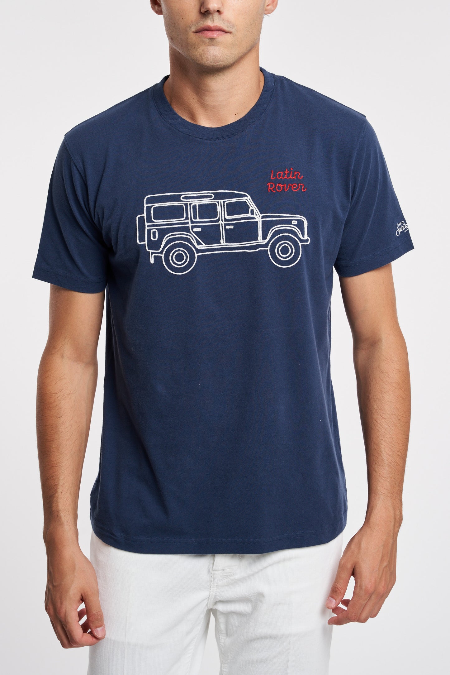  Mc2 Saint Barth T-shirt Classic Stbarth Cotone Multicolor Multicolor Uomo - 1